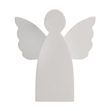 Plain Matt Angel Freestanding Plaque - White