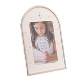 Christening Arch Freestanding Photo Frame 6 x 4in - Silver