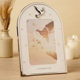 Confirmation Dove Arch Photo Frame 6 x 4in - Silver & White