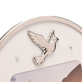 Confirmation Dove Arch Photo Frame 6 x 4in - Silver & White