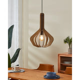 Filbessa Wooden Pendant Light 900152 - Black