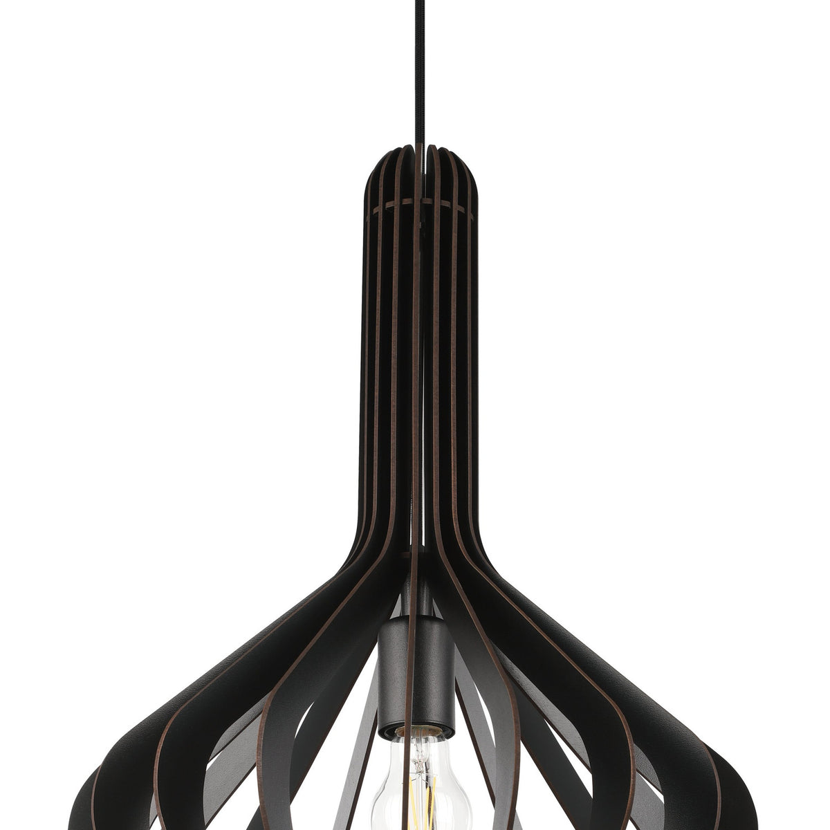 Filbessa Wooden Pendant Light 900154 - Black