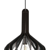 Filbessa Wooden Pendant Light 900154 - Black