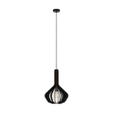 Filbessa Wooden Pendant Light 900154 - Black