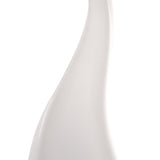 Flame 1 Light Small Outdoor Table Lamp - Opal White