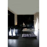 Flame 1 Light Large Table Lamp - Opal White