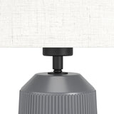 Flarmessa Table Lamp - Grey