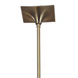 Flavia 54cm Telescopic 4 Light Chandelier/Semi-Flush Ceiling Light - Antique Brass