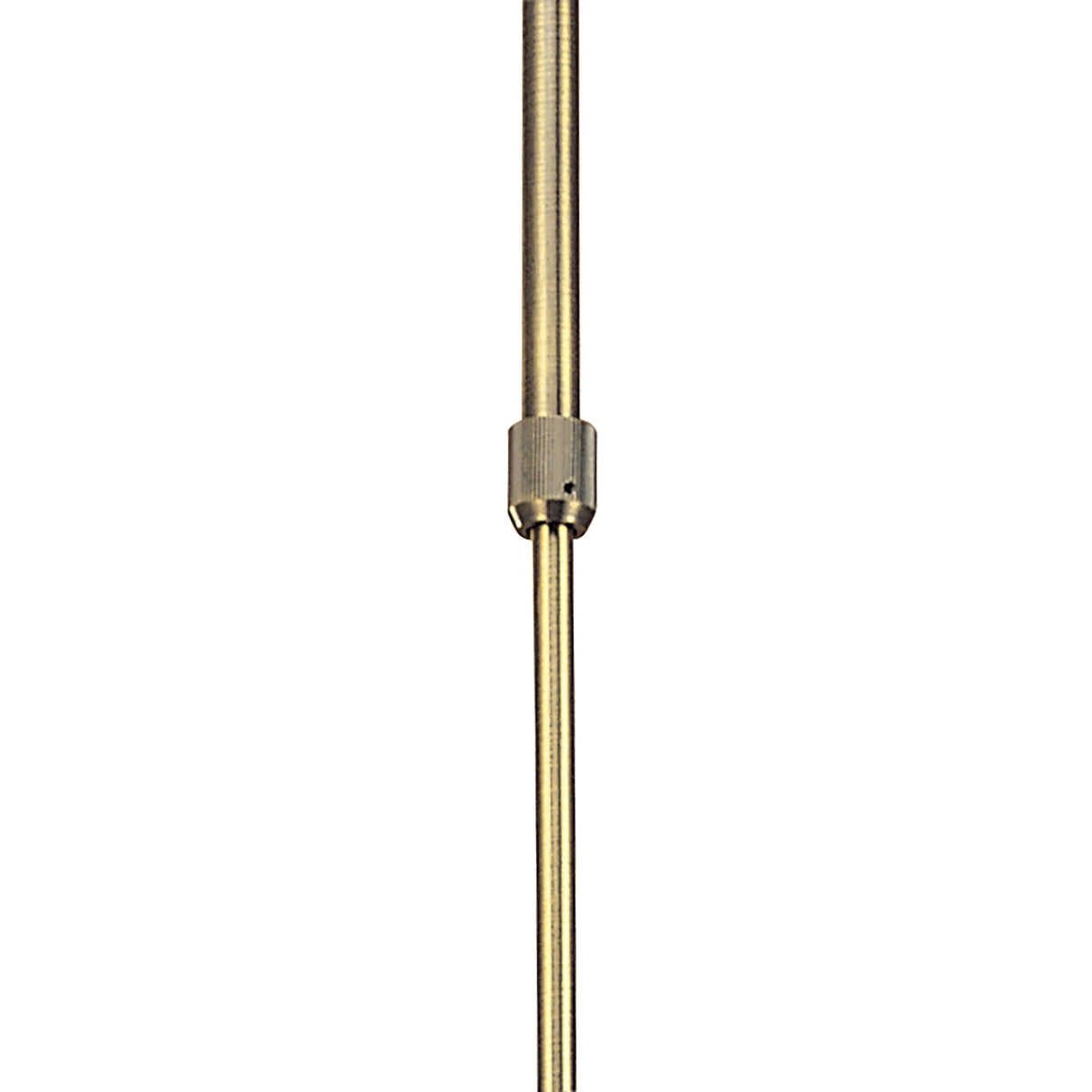 Flavia 54cm Telescopic 4 Light Chandelier/Semi-Flush Ceiling Light - Antique Brass