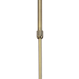 Flavia 54cm Telescopic 4 Light Chandelier/Semi-Flush Ceiling Light - Antique Brass