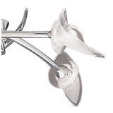 Flavia 54cm Telescopic 4 Light Chandelier/Semi-Flush - Polished Chrome