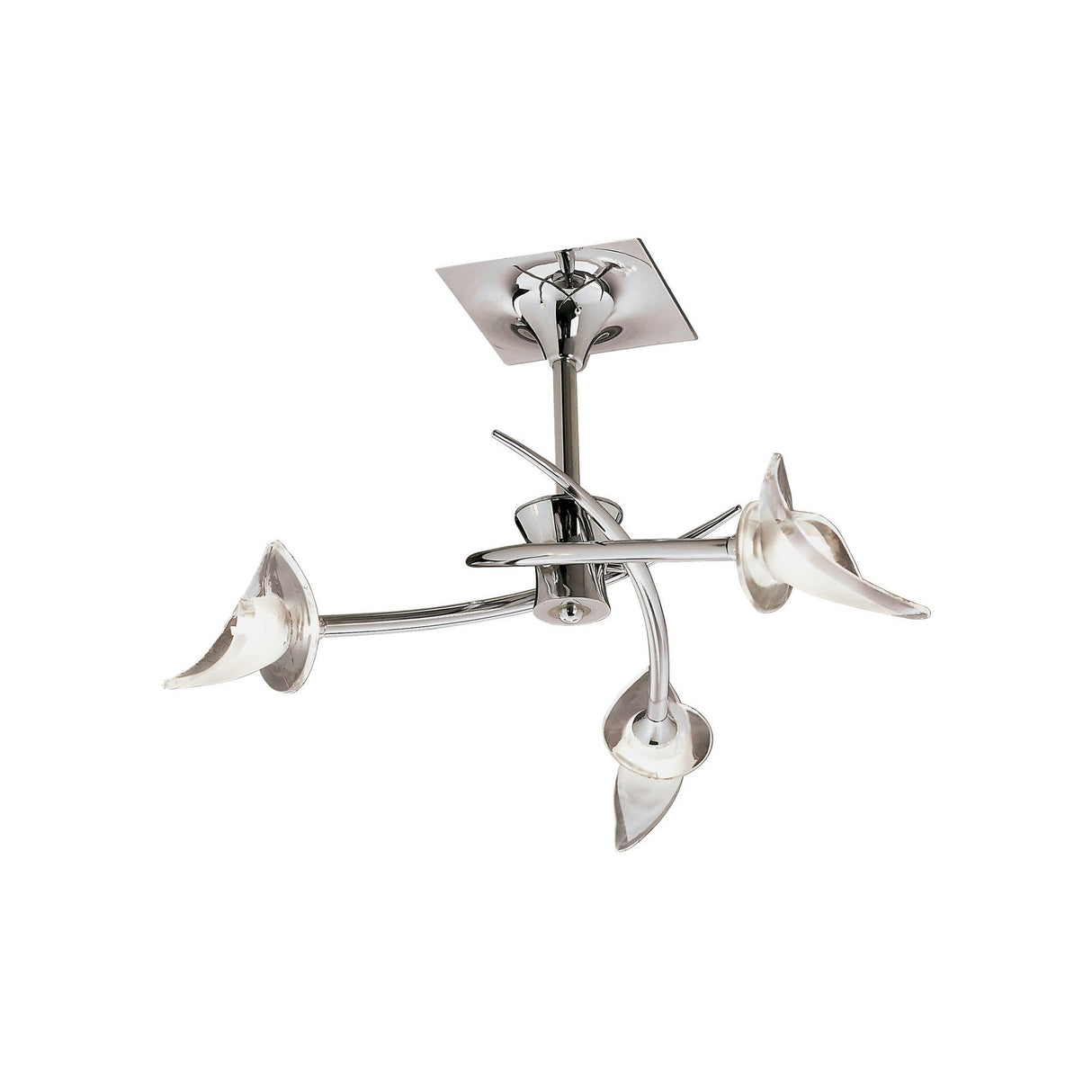 Flavia 3 Light Spot Ceiling Light – Polished Chrome