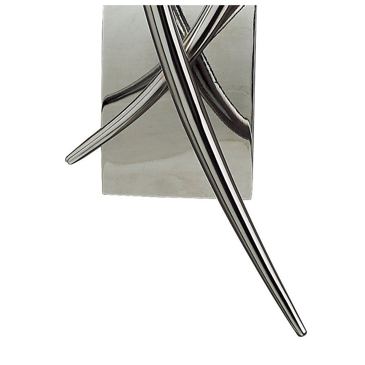 Flavia 2 Light Wall Light With Switch - Polished Chrome