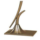 Flavia 1 Light Table Lamp - Antique Brass