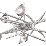 Flavia 84cm Up-Down 10 Light Chandelier - Polished Chrome