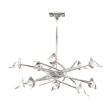Flavia 84cm Up-Down 10 Light Chandelier - Polished Chrome