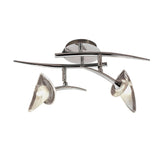 Flavia 2 Light Spot Ceiling Light – Polished Chrome