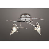 Flavia 2 Light Spot Ceiling Light – Polished Chrome