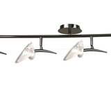 Flavia 3 Light Spot Ceiling Light – Black Chrome