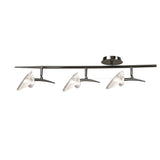 Flavia 3 Light Spot Ceiling Light – Black Chrome