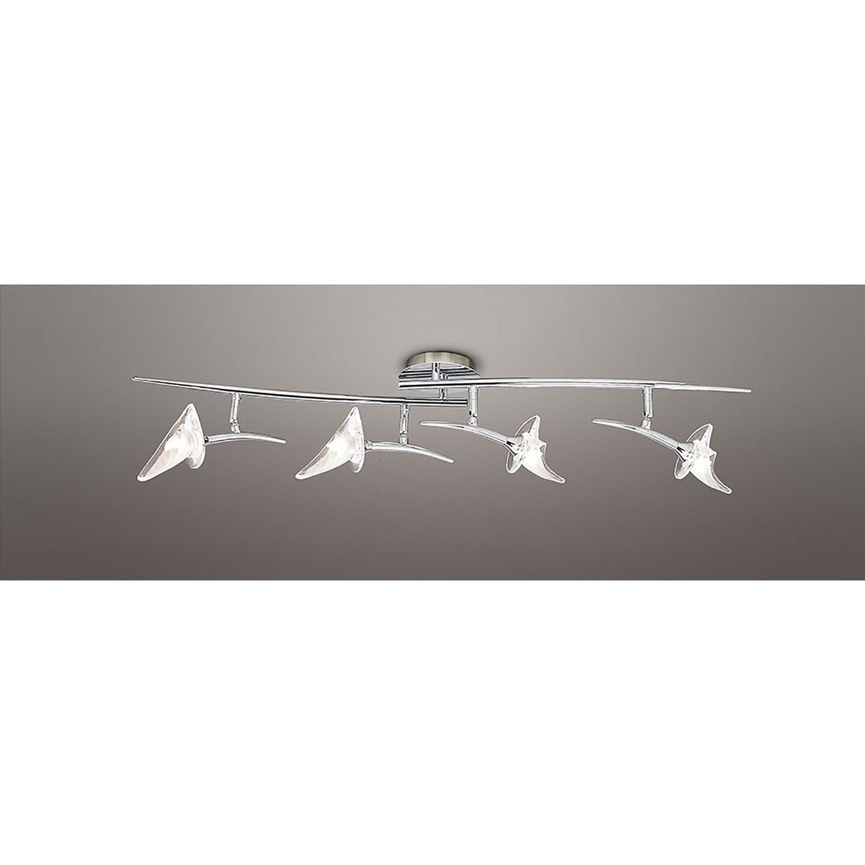 Flavia 4 Light Spot Ceiling Light – Polished Chrome