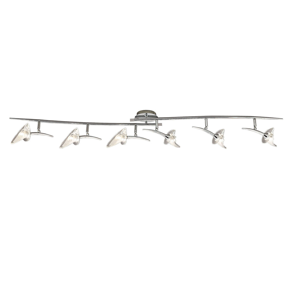 Flavia 6 Light Spot Ceiling Light – Polished Chrome