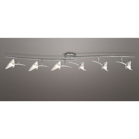 Flavia 6 Light Spot Ceiling Light – Polished Chrome