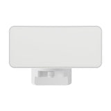 Epifano LED Flood Light 100W in white, a rectangular wall-mounted floodlight with adjustable aluminium bracket and plastic diffuser, shown front-facing on a plain white background.