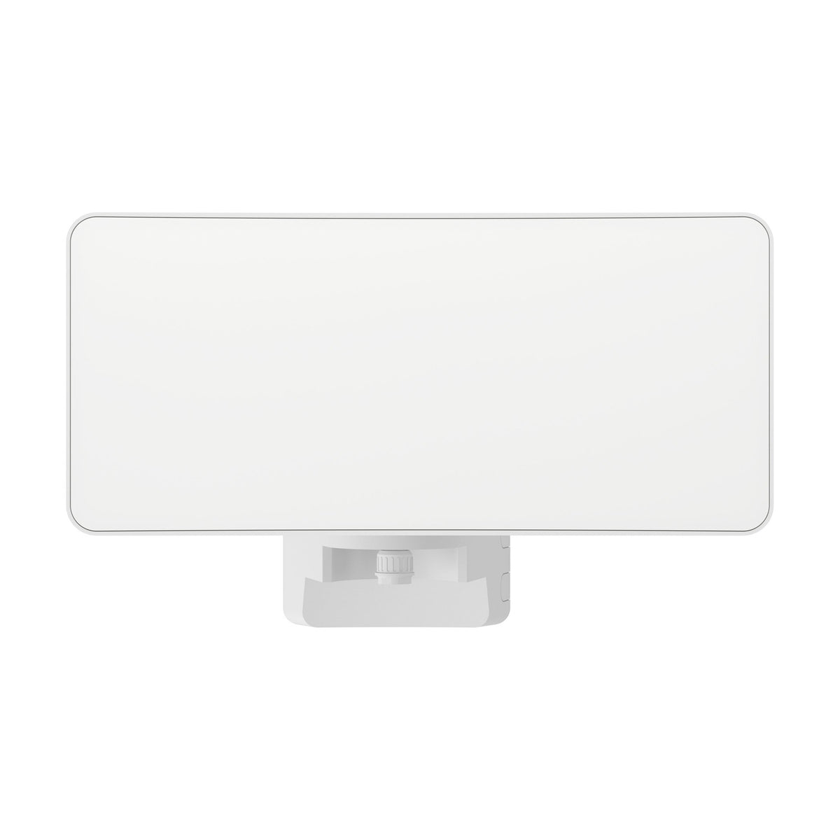 Epifano LED Flood Light 180W in white, a slim rectangular aluminium wall panel with rounded corners and an adjustable mounting bracket, shown on a plain white background.