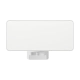 Epifano LED Flood Light 180W in white, a slim rectangular aluminium wall panel with rounded corners and an adjustable mounting bracket, shown on a plain white background.