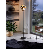 Flermanne Floor Lamp - Black & Copper