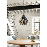 Flermanne Pendant Light - Black & Gold
