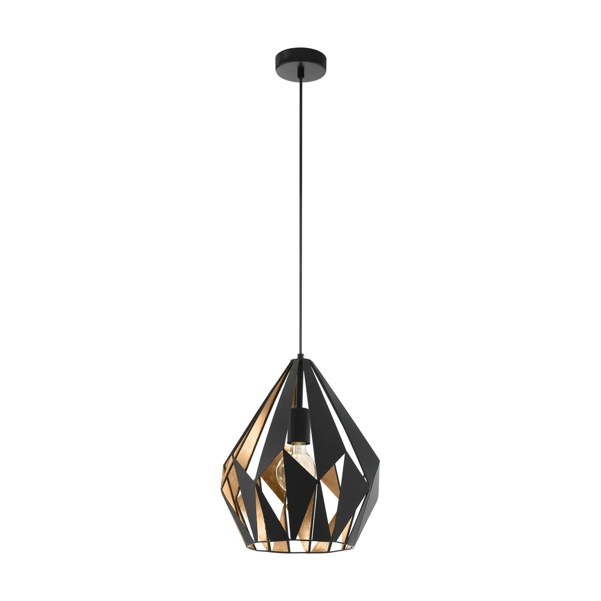 Flermanne Pendant Light - Black & Gold