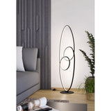 Flimarne LED Floor Lamp - Black & White
