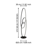 Flimarne LED Floor Lamp - Black & White