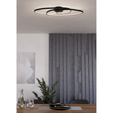 Flimarne LED Flush Ceiling Light - Black