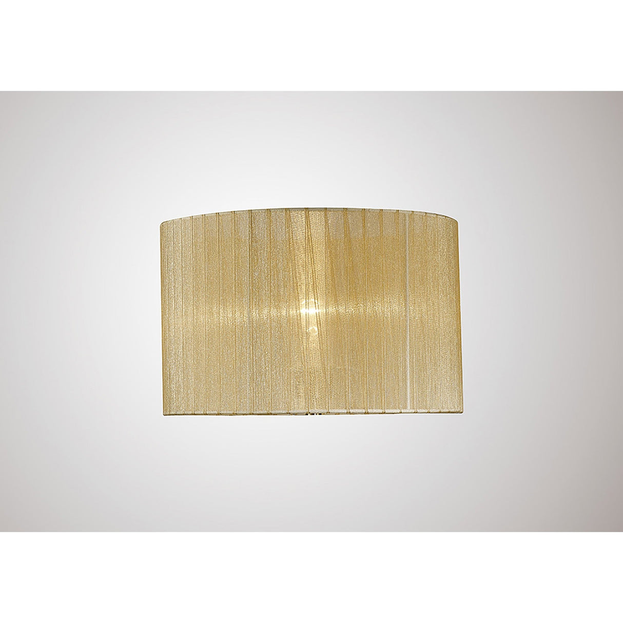 Florence Round Table Lamp Lampshade - Cream, 36 x 23cm