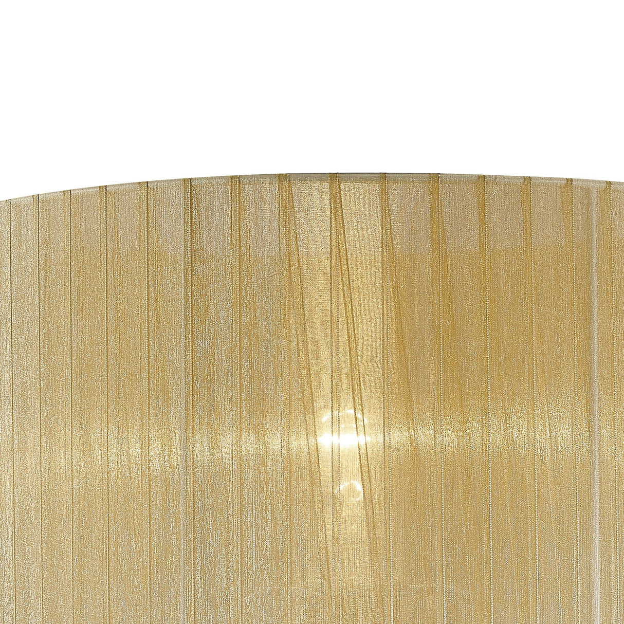 Florence Round Table Lamp Lampshade - Cream, 36 x 23cm