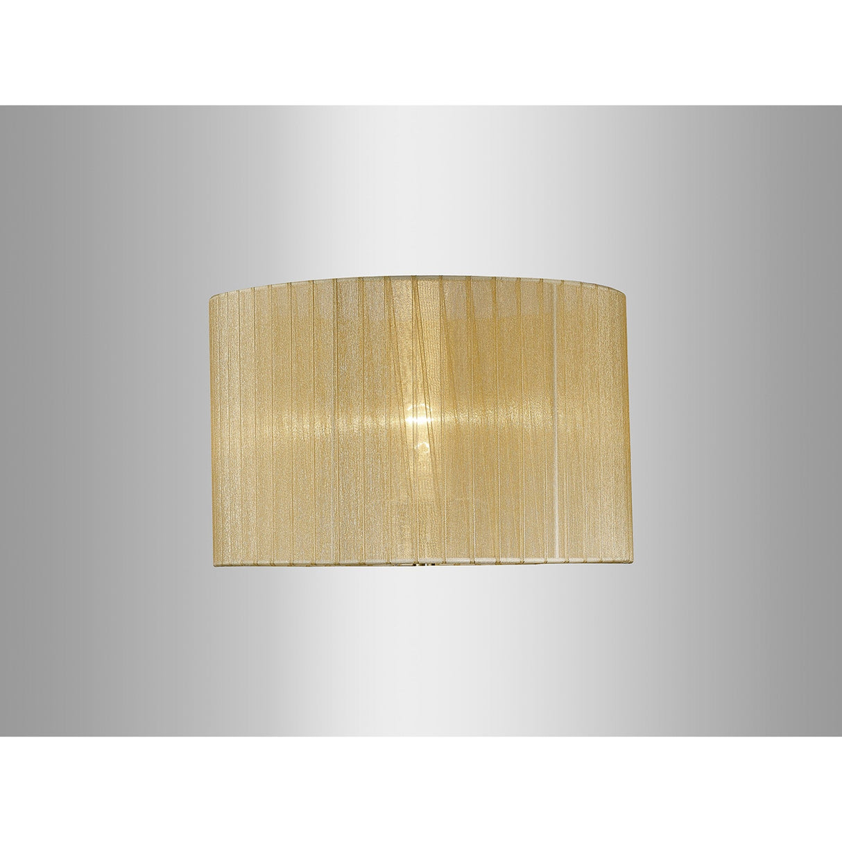 Florence Round Table Lamp Lampshade - Cream, 36 x 23cm