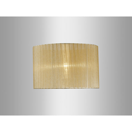 Florence Round Table Lamp Lampshade - Cream, 36 x 23cm