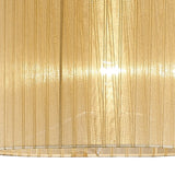 Florence Round Floor Lamp Lampshade - Cream, 38 x 26cm