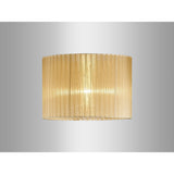 Florence Round Floor Lamp Lampshade - Cream, 38 x 26cm