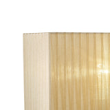 Florence Rectangle Table Lamp Lampshade - Cream, 38 x 19 x 23cm