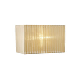 Florence Rectangle Table Lamp Lampshade - Cream, 38 x 19 x 23cm