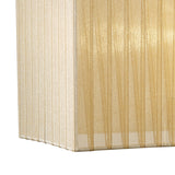Florence Rectangle Floor Lamp Lampshade - Cream, 40 x 21 x 26cm