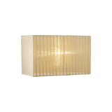 Florence Rectangle Floor Lamp Lampshade - Cream, 40 x 21 x 26cm