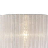 Florence Round Table Lamp Lampshade - White, 36 x 23cm