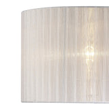 Florence Round Table Lamp Lampshade - White, 36 x 23cm