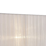 Florence Rectangle Table Lamp Lampshade - White, 38 x 19 x 23cm