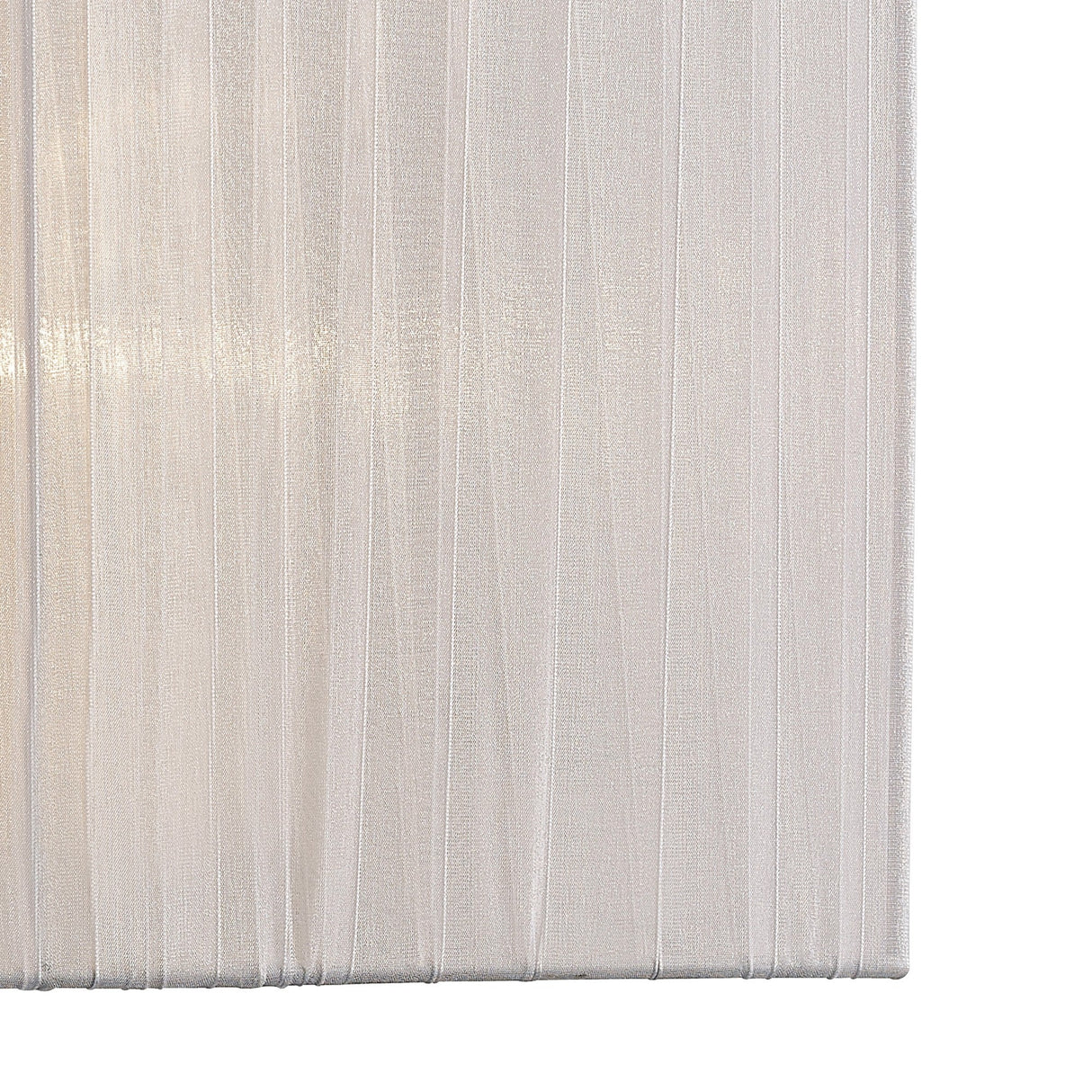 Florence Rectangle Floor Lamp Lampshade - White, 40 x 21 x 26cm